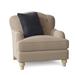 Armchair - Birch Lane™ Sullivan 38" Tufted Down Cushion Wide Armchair Polyester/Cotton/Fabric/Other Performance Fabrics in White | Wayfair
