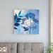 Gracie Oaks Blue Sky Garden I - Wrapped Canvas Painting Print Canvas in Blue/White | 30 H x 30 W x 1.25 D in | Wayfair