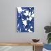 Ebern Designs Azure Silhouette II by June Erica Vess - Wrapped Canvas Painting Canvas in Blue/White | 30 H x 20 W x 1.25 D in | Wayfair