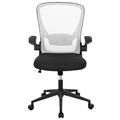 Inbox Zero Domenech Ergonomic Fabric Task Chair Upholstered in Pink/Gray/White | 39 H x 20.8 W x 20.9 D in | Wayfair