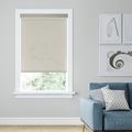Levolor Custom Cordless Solar Screen Roller Shade, 5% in White Sand Synthetic Fabrics | 64 H x 49.5 W x 3.25 D in | Wayfair