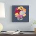 Winston Porter Colorful Bouquet - Wrapped Canvas Painting Print Canvas in Blue/Orange/Pink | 12 H x 12 W x 1.25 D in | Wayfair