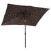 Bayou Breeze Laplante 105.6 Umbrella Metal in Brown | 105.6 W x 80.4 D in | Wayfair 57E49801F96E4018BA5C7C5B0A5DBB7B