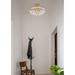 Elegant Lighting Savannah 14 Inch 3 Light Semi Flush Mount - 1107F14BR