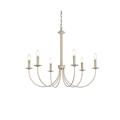 Elegant Lighting Brielle 32 Inch 6 Light Chandelier - LD7041D32WD