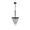 Elegant Lighting Nordic 13 Inch Large Pendant - 1219D13BK/RC