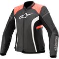 Alpinestars Stella Kira V2 Giacca donna moto in pelle, nero-arancione, dimensione 42 per donne