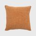 Shiny Waffle Chenille Knit Pillow by Evergrace Home in Ginger (Size 20" X 20")