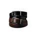 Men's Big & Tall Reversible Leather Dress Belt by KingSize in Black Brown (Size 40/42)