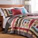 Colorado Lodge Quilt Set by Greenland Home Fashions in Ivory (Size FL/QU 3PC)