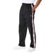 Men's Big & Tall Fila® Logo Track Pants by FILA in Black (Size 5XL)