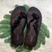 American Eagle Outfitters Shoes | American Eagle Embellished Flip Flops | Color: Black | Size: 6