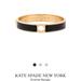 Kate Spade Jewelry | Kate Spade Enamel Bangle Bracelet | Color: Black/Gold | Size: Os