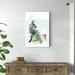 Redwood Rover Floral Fox - Wrapped Canvas Painting Print Canvas in White | 36 H x 24 W x 1.25 D in | Wayfair 95AB19B3E3AE460A8289769DE29735A8