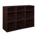 Ebern Designs Niche Cubo Storage Organizer Open Bookshelf Wood in Brown | 32.5 H x 39 W x 13 D in | Wayfair 2C8D75AC9AF44E188E8815AA95473280