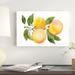 August Grove® Citrus Garden III by Kathleen Parr McKenna - Wrapped Canvas Painting Print Canvas in Green/Yellow | 12 H x 18 W x 1.25 D in | Wayfair
