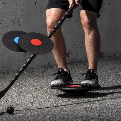 Planche d'équilibre de hockey sur glace outil d'entraînement de hockey sur glace disque