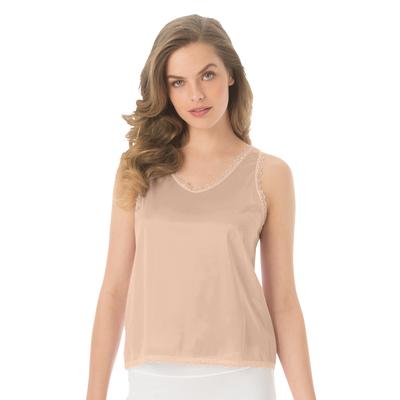 Plus Size Women's Lace-Trim Camisole by Comfort Choice in Nude (Size 34/36)