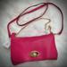 Coach Bags | Coach Leather Crossbody Bag, Pink Ruby | Color: Pink | Size: Os