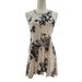 Free People Dresses | Free People Print Floral Mini Dress Swing Tunic Xs | Color: Black/Cream | Size: Xs