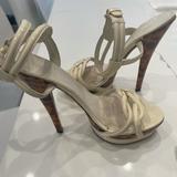 Gucci Shoes | Gucci Platform Tortoise Shell Sandals | Color: Cream | Size: 39