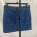 Free People Skirts | Free People Denim Skirt | Color: Blue | Size: S