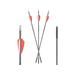 Axe Crossbows Axe Crossbow Micro Bolt .166'' W/red Lighted Nock 18'' 3pk