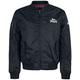 Lonsdale Herren Jacke schmale Passform TERN HILL, schwarz, xl