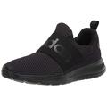 adidas Men's Lite Racer Adapt 4.0 Running Shoes, Black/Black/Black, 8 UK
