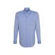 Seidensticker Men's Regular Fit Langarm Dress Shirt, Medium Blue, 16