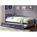 Longshore Tides Archna General Bed Metal in Gray | 34 H x 42 W x 79 D in | Wayfair 097ADA91E77C4A6B932EB0B146722176