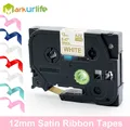 RE34 R231 Satin Ruban 12mm Étiquette ruban Compatible pour Brother TZe-R231 TZe-RE34 TZE-RE31