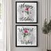 The Holiday Aisle® Snowman Happy Holidays - 2 Piece Textual Art Print Set Canvas, Solid Wood in Black/Gray/Green | 30.5 H x 61 W x 1.5 D in | Wayfair