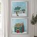 The Holiday Aisle® Home for Christmas - 2 Piece Graphic Art Print Set Canvas, Solid Wood in Green/Red | 34.5 H x 69 W x 1.5 D in | Wayfair