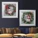 The Holiday Aisle® Mr. Snowman - 2 Piece Picture Frame Painting Print Set Paper, Solid Wood in Gray/Green/Red | 34.5 H x 69 W x 1.5 D in | Wayfair