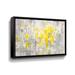 Wrought Studio™ Cirrus - Painting Print on Canvas in Gray/Yellow | 8 H x 12 W x 2 D in | Wayfair 49A39E141D56426092F6B60C135D8490