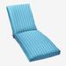 84" Chaise Cushion by BrylaneHome in Poppy Stripe Patio Lounger Padding