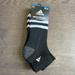 Adidas Underwear & Socks | Adidas Quarter Socks Men’s Size 6-12 Cushion Nwt | Color: Black/White | Size: Men’s Size 6-12