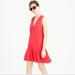 J. Crew Dresses | Jcrew Sleeveless Flounce Dress | Color: Red | Size: Xs