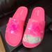 J. Crew Shoes | J.Crew Pink Jelly Floral Pool Slides Nib Size 10 | Color: Pink | Size: 10