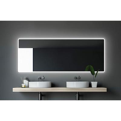 Moon Badspiegel mit Beleuchtung  led Badezimmerspiegel 180x70 cm  led Spiegel mit umlaufenden