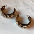 J. Crew Jewelry | Jcrew Rio Tortoise Lucite Hoop Earrings, Nwt | Color: Brown/Tan | Size: Os
