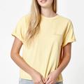 Brandy Melville Tops | Brandy Melville Honey Cropped T-Shirt | Color: Yellow | Size: S