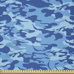 East Urban Home Camouflage Fabric By The Yard, Abstract Camouflage Costume Concealment From The Enemy Hiding Pattern in White | 36 W in | Wayfair