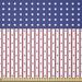 East Urban Home Ambesonne USA Fabric By The Yard, American Flag w/ Stars & Stripes Nationality Independence Day Theme, Square | 36 W in | Wayfair