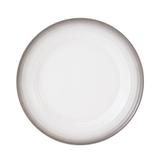 Mikasa Swirl Ombre White Round Platter, 12.5 Inch, Mocha Banded Earthenware/Stoneware in Brown/White | 1 H x 12.5 W x 12.5 D in | Wayfair 5163534