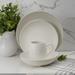 Mikasa Swirl Coupe 4 Piece Place Setting, Service For 1 Ceramic/Earthenware/Stoneware in White | Wayfair 5264377