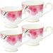 Noritake Yae Cup, 7-3/4 Oz. Bone China/Ceramic in Pink/White | 2.75 H x 3.5 W in | Wayfair 4968-402D