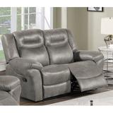 Winston Porter Abigel 65" Pillow Top Arm Reclining Loveseat Faux Leather | 41 H x 65 W x 39 D in | Wayfair 534C16698BA44745A2974AD8CFF16602