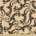 East Urban Home Ambesonne Salamander Fabric By The Yard, Reptile Animal Lizards w/ Tribal Ornaments & Motifs Repetition | 58 W in | Wayfair